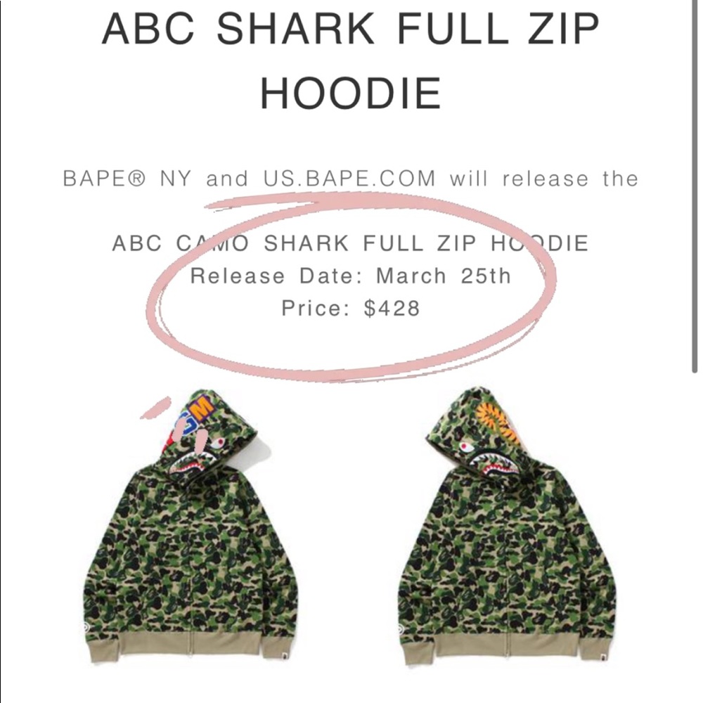 BAPE hoodie